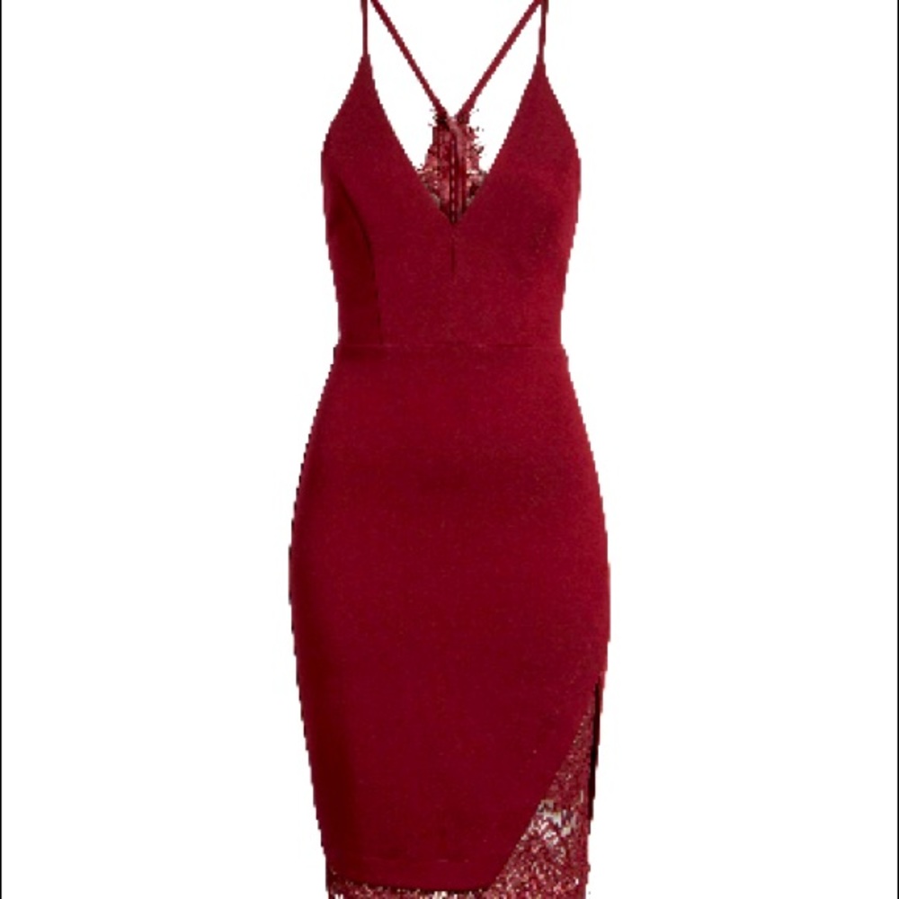 ASTR the label Lace Body Con Dress